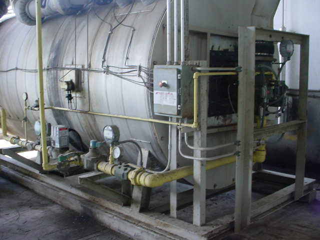(2) used DOWTHERM/Hot Oil Heaters. Geka Model THZ. Rated 10mm BTU/Hr. each. Rated 250 PSIG and 500 Deg.F.   Units equipped with 10 mm BTU/Hr. Gas Burners. Comes with circulating pump skid and controls. Exhaust stack is partially there.  Expansion tank ~1600 gal. Feed tank ~2600 gal are not included. Shipping dims:  Heater: 9' ht x 18' lgth x 9'7